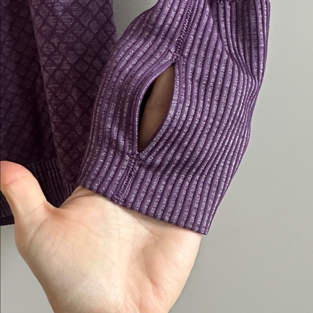 Lululemon Restless Long Sleeve Hoodie Running Top Size 4 - Picture 4 of 5
